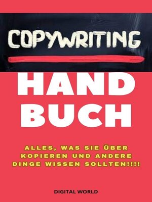 cover image of Copywriting--Handbuch